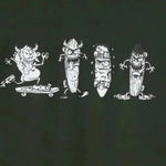 Vans T-Shirt tinta unita con Stampa Verde per Bambino VN000PXUEMU VERDE VANS 