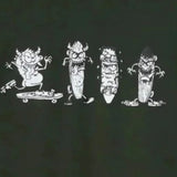 Vans T-Shirt tinta unita con Stampa Verde per Bambino VN000PXUEMU VERDE VANS 