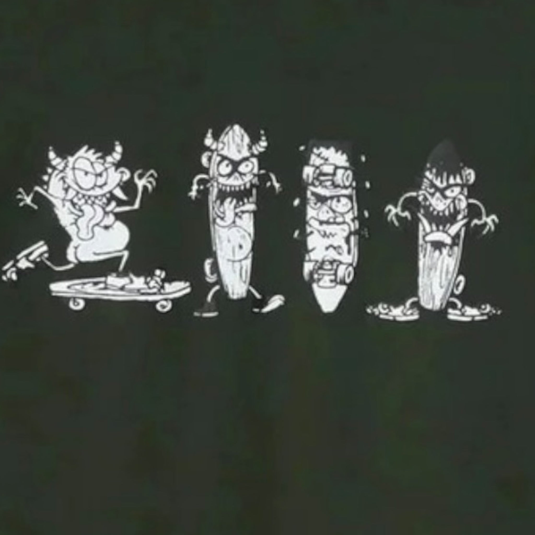 Vans T-Shirt tinta unita con Stampa Verde per Bambino VN000PXUEMU VERDE VANS 