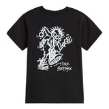 Vans T-Shirt Girocollo tinta unita con Logo Nero per Neonato VN000Q02BLKN NERO VANS 
