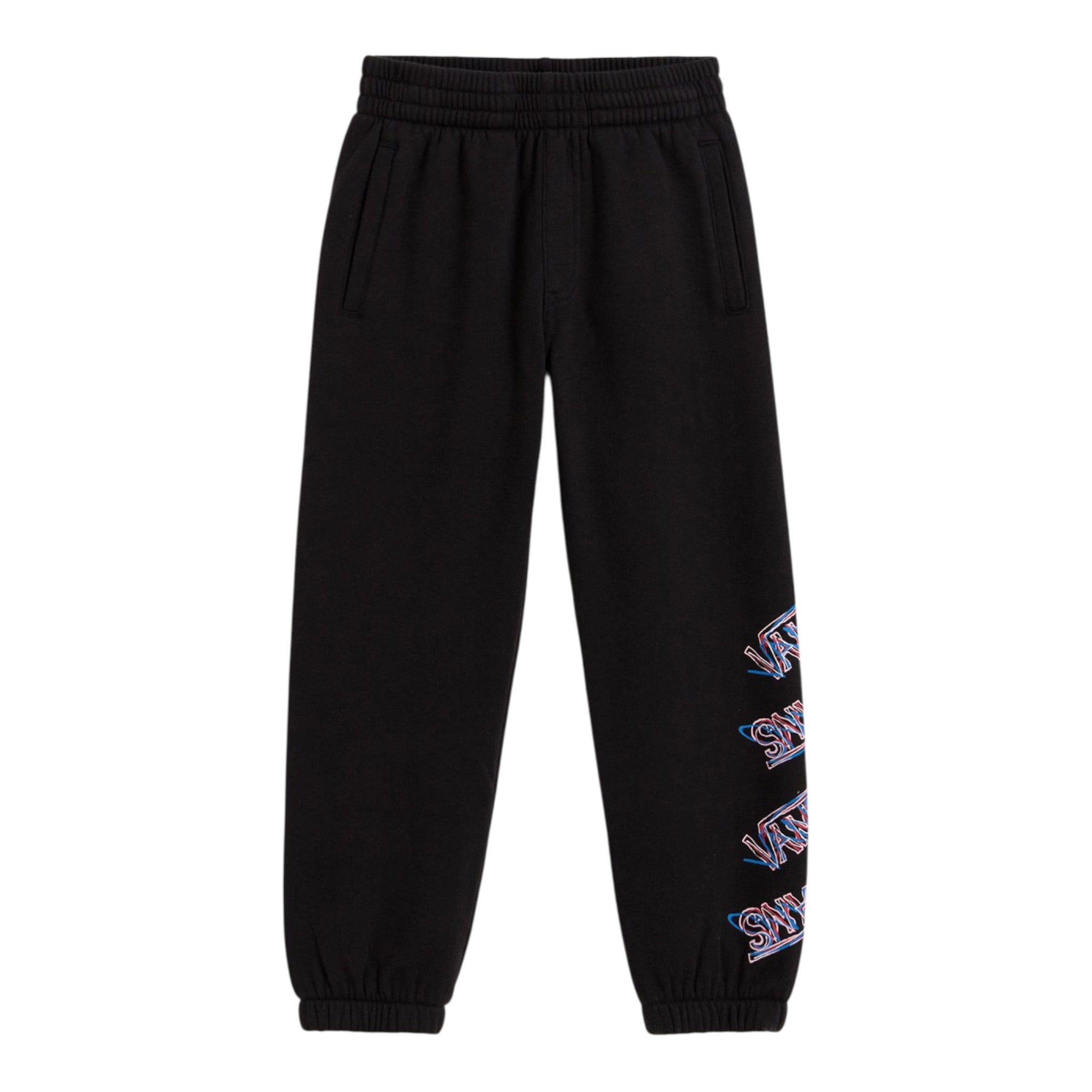 Vans Pantalone Tuta tinta unita con Stampe Nero per Neonato VN000Q07BLK1N NERO VANS 