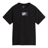 Vans T-Shirt Girocollo tinta unita con Logo Nero per Bambino VN000RBCBLK NERO VANS 