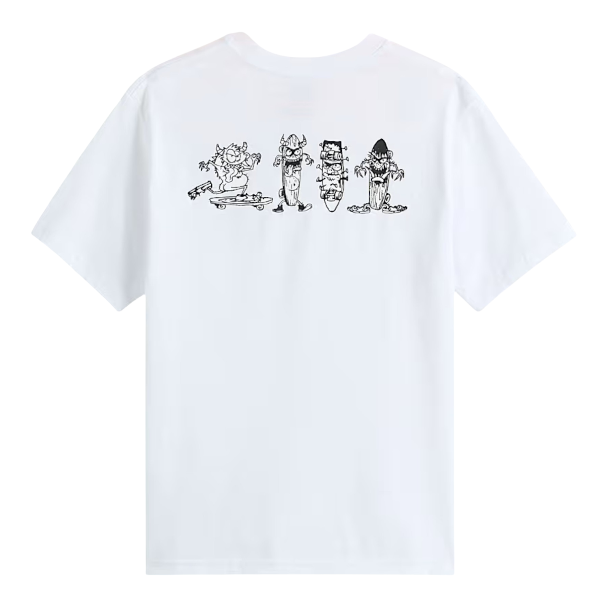 Vans T-Shirt tinta unita con Stampa Bianco per Bambino VN000RDSWHT BIANCO VANS 