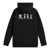 Vans Felpa tinta unita con Cappuccio E Stampa Nero per Bambino VN000RE2BLK NERO VANS 
