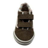 Vans Sneaker tinta unita con Strappi Verde per Bambino VN000 VERDE VANS 