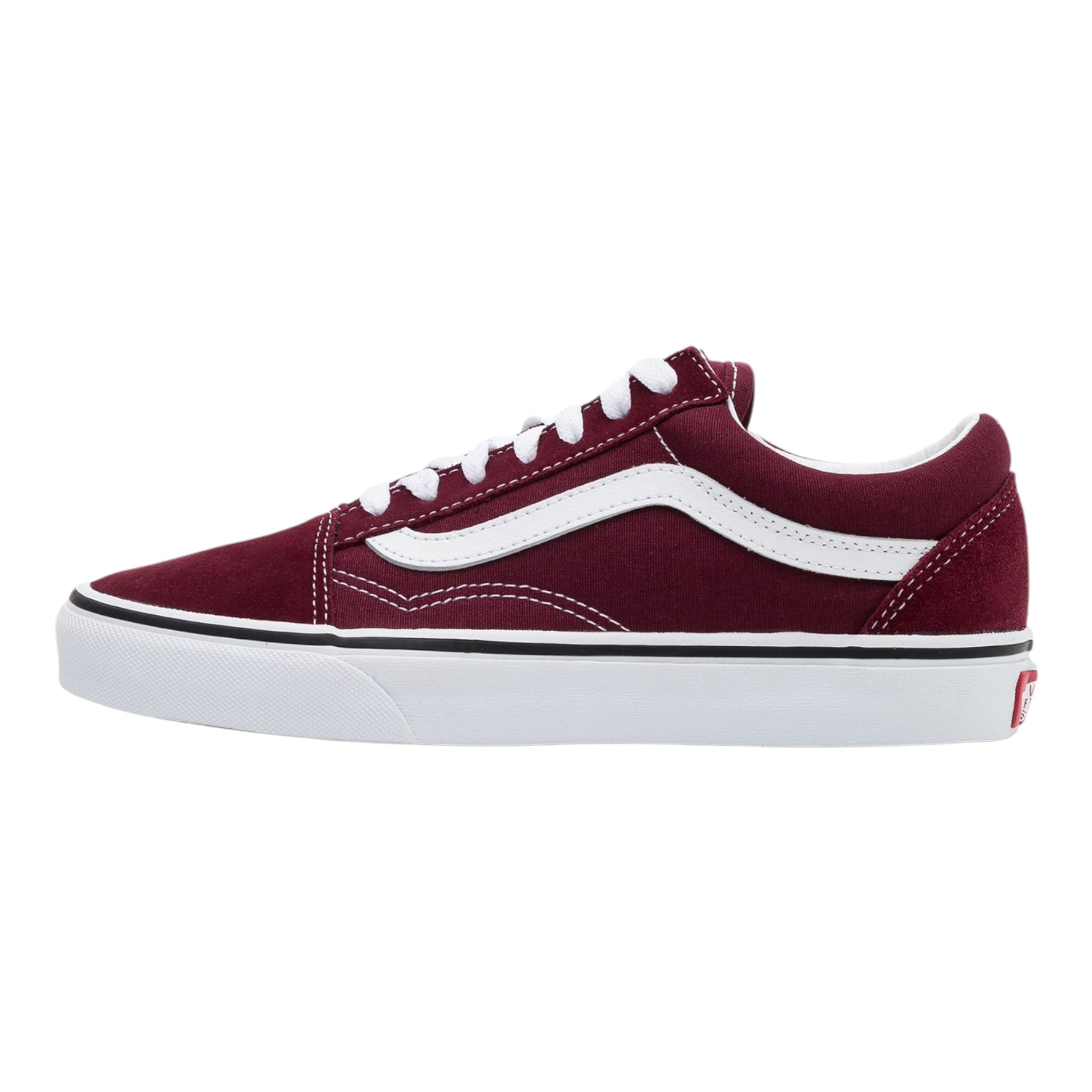 Vans Sneakers tinta unita con Lacci Bordeaux per Bambino VN0A38G15U71 BORDEAUX VANS 