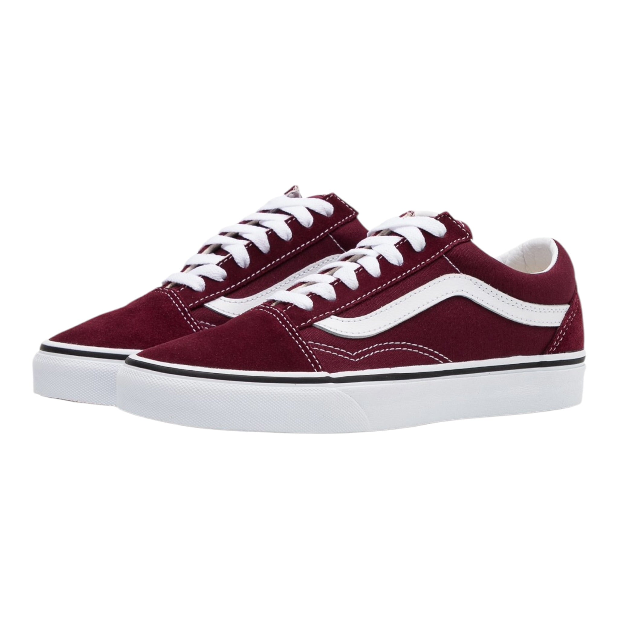 Vans Sneakers tinta unita con Lacci Bordeaux per Bambino VN0A38G15U71 BORDEAUX VANS 