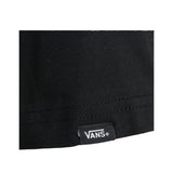 Vans T-Shirt Girocollo tinta unita con Logo Nero per Bambino VN0A3IJ1BLK NERO VANS 