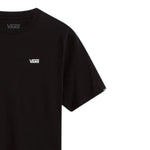 Vans T-Shirt tinta unita Girocollo con Logo Nero per Bambino VN0A4MQ3BLK NERO VANS 