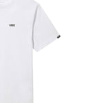 Vans T-Shirt tinta unita Girocollo con Logo Bianco per Bambino VN0A4MQ3WHT BIANCO VANS 