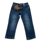 Vicolo Jeans tinta unita con Girovita Regolabile con Ciondolo Blu per Neonata 3141PD002266N BLU VICOLO 