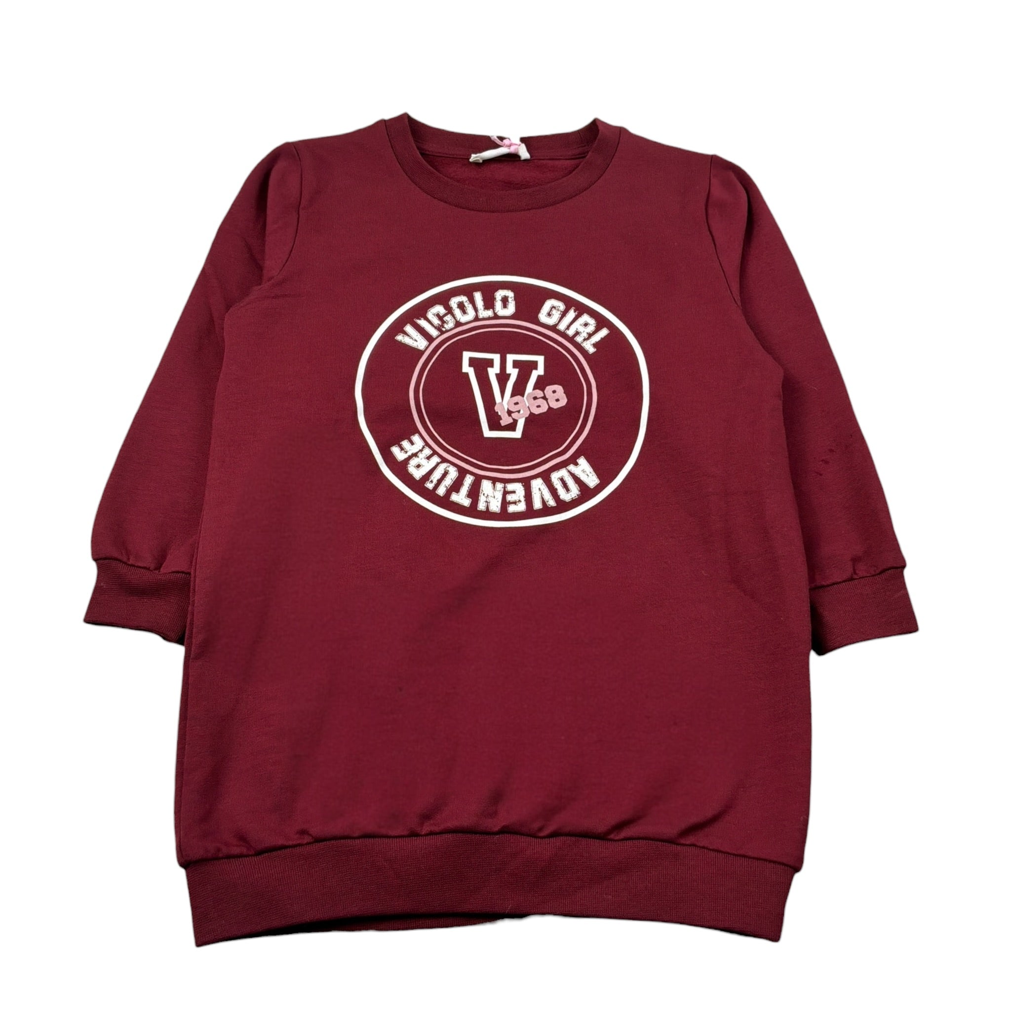 Vicolo Abito Manica Lunga tinta unita Bordeaux per Bambina 3141VF00331J BORDEAUX VICOLO 