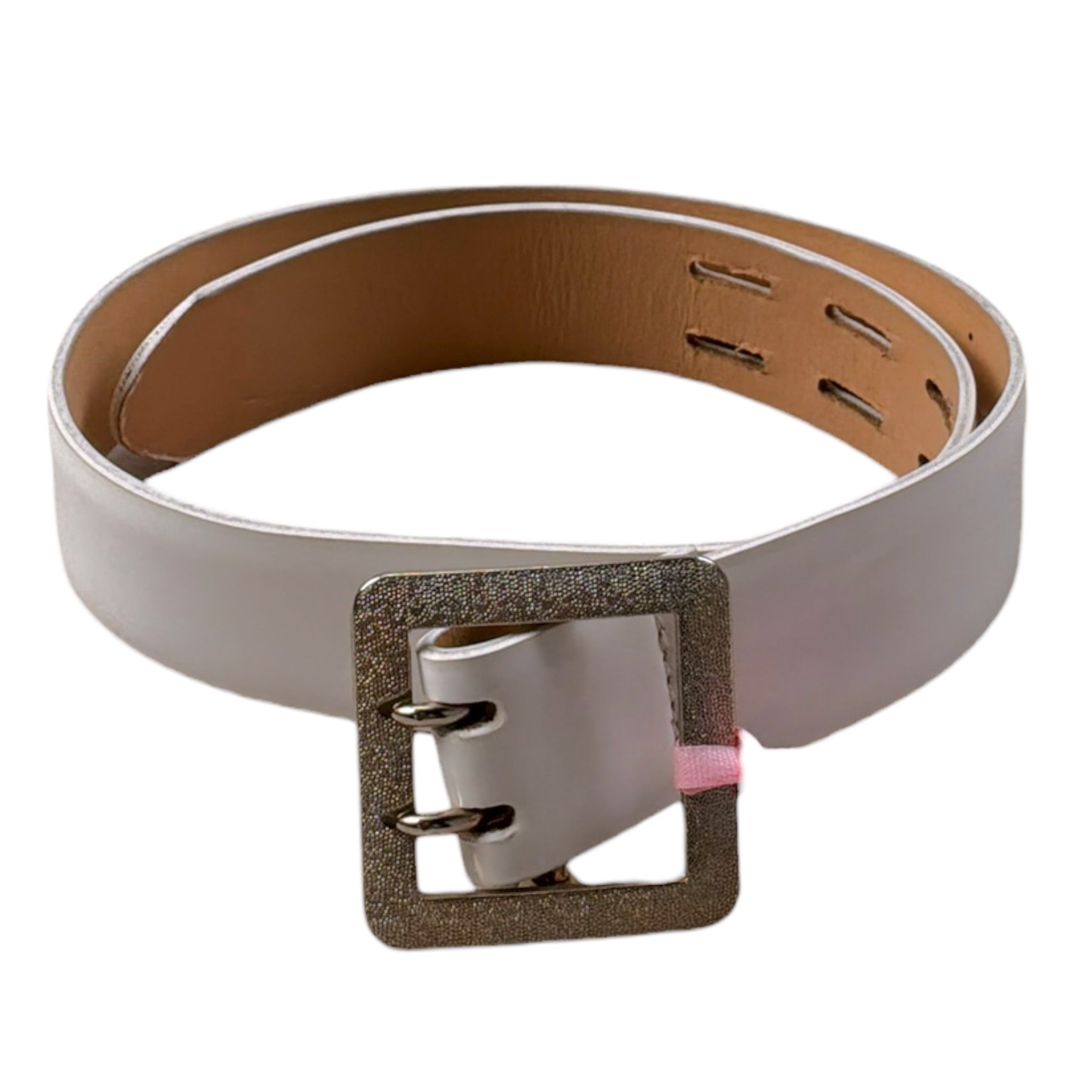 Vicolo Cintura tinta unita con Fibia Bianco per Bambina 3146BELT002 BIANCO VICOLO 