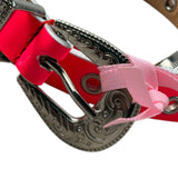 Vicolo Cintura tinta unita con Fibia Rosa Fluo per Bambina 3146BELT003 ROSA FLUO VICOLO 