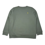 Walt Bay Felpa Chiusa Girocollo tinta unita Verde per Bambino FLPWB VERDE WALT BAY 