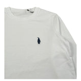 Walt Bay Shirt Girocollo tinta unita con Logo Bianco per Bambino SHTWBB BIANCO WALT BAY 