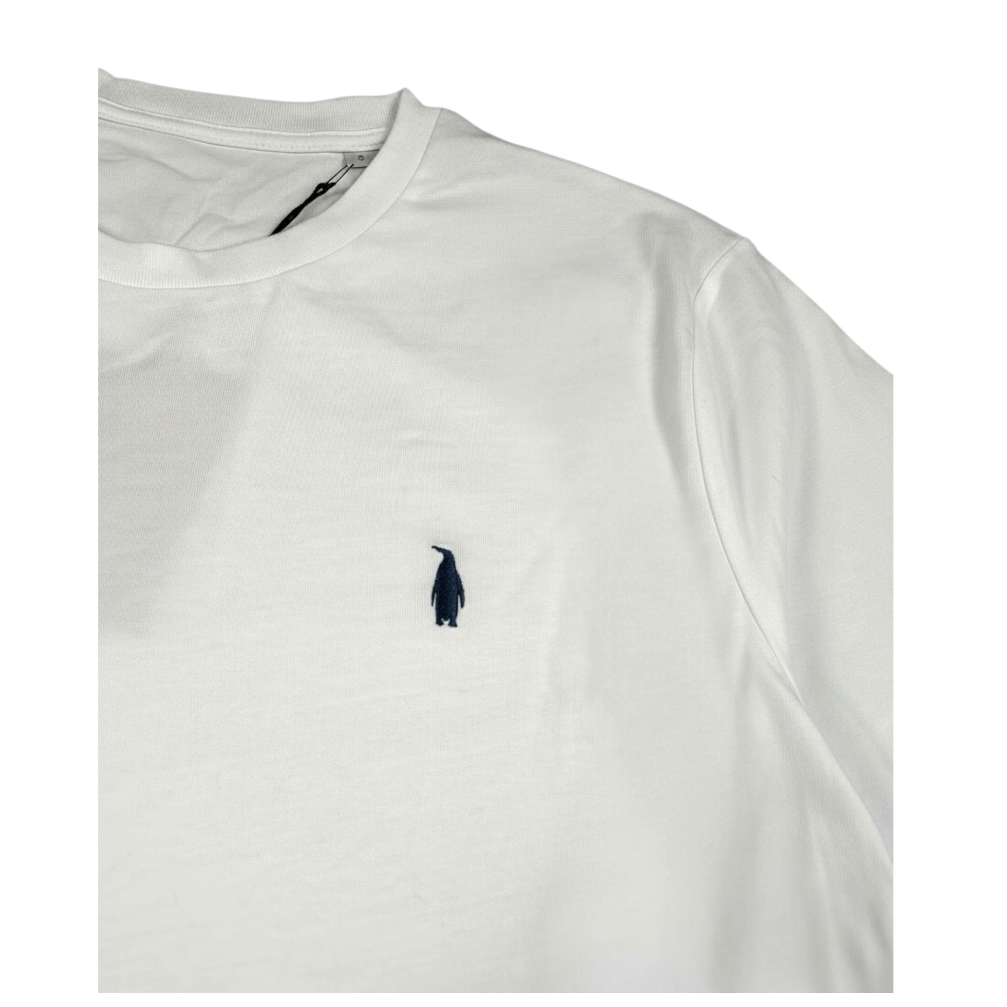 Walt Bay Shirt Girocollo tinta unita con Logo Bianco per Bambino SHTWB BIANCO WALT BAY 