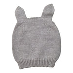 Wedoble Cappello tinta unita con Orecchie Grigio per Neonata I1801307B GRIGIO WEDOBLE 