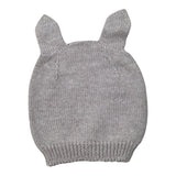 Wedoble Cappello tinta unita con Orecchie Grigio per Neonata I1801307B GRIGIO WEDOBLE 