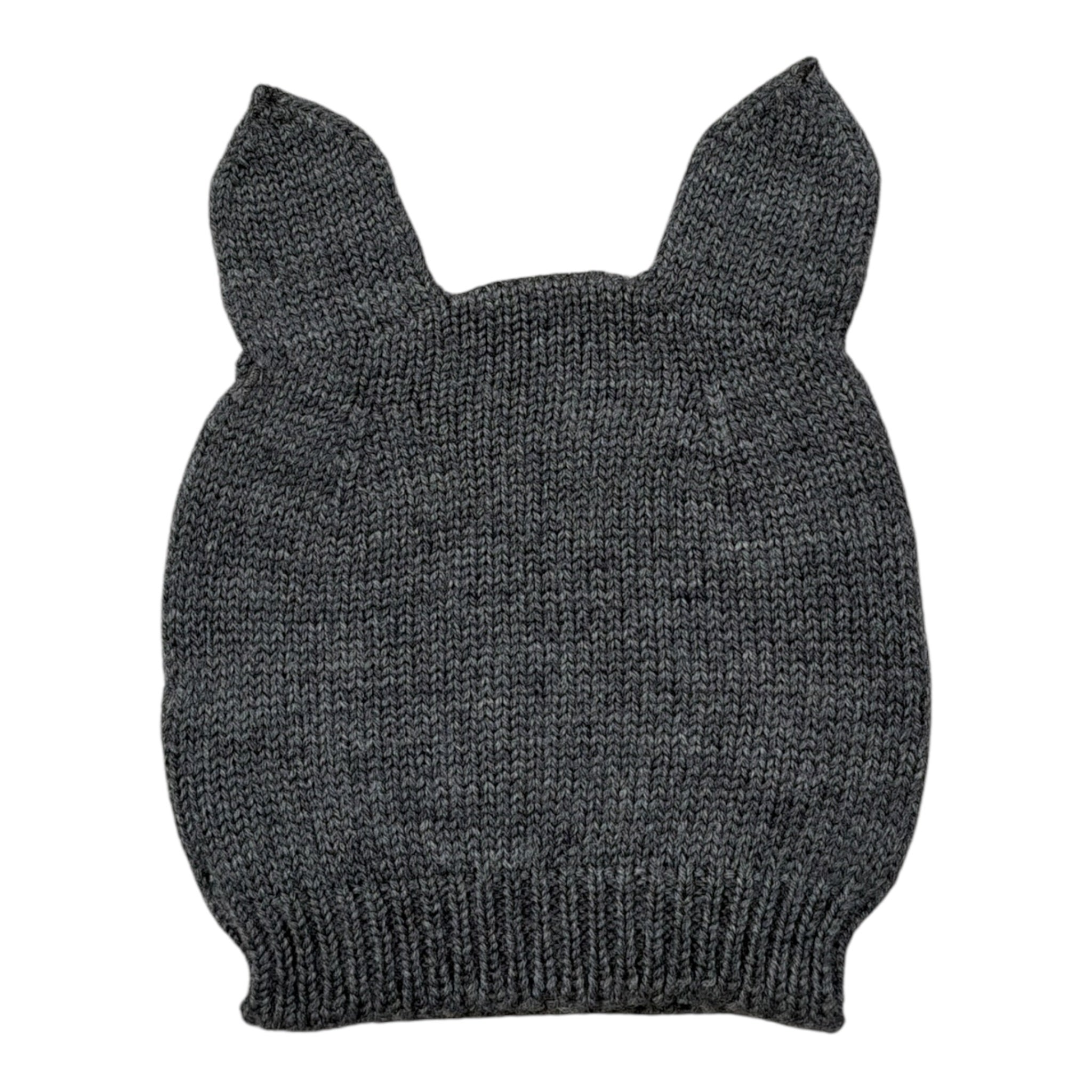 Wedoble Cappello tinta unita con Orecchie Grigio Scuro per Neonata I1801307B GRIGIO SCURO WEDOBLE 