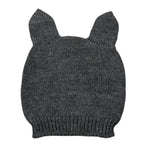 Wedoble Cappello tinta unita con Orecchie Grigio Scuro per Neonata I1801307B GRIGIO SCURO WEDOBLE 