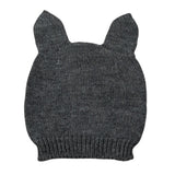 Wedoble Cappello tinta unita con Orecchie Grigio Scuro per Neonata I1801307B GRIGIO SCURO WEDOBLE 