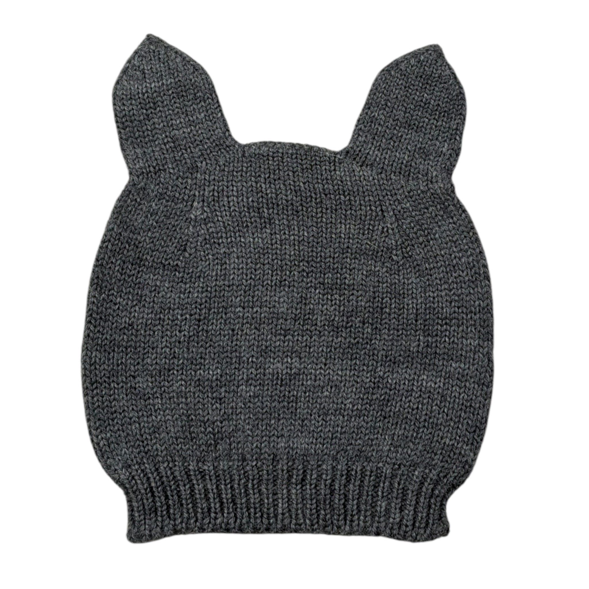 Wedoble Cappello tinta unita con Orecchie Grigio Scuro per Neonata I1801307B GRIGIO SCURO WEDOBLE 