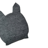 Wedoble Cappello tinta unita con Orecchie Grigio Scuro per Neonata I1801307B GRIGIO SCURO WEDOBLE 