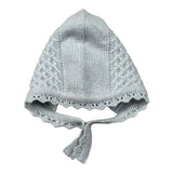 Wedoble Cappello tinta unita con Ricami Azzurro per Neonata I1807360A AZZURRO WEDOBLE 