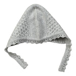 Wedoble Cappello tinta unita con Ricami Grigio per Neonata I1807360A GRIGIO WEDOBLE 