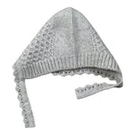 Wedoble Cappello tinta unita con Ricami Grigio per Neonata I1807360A GRIGIO WEDOBLE 