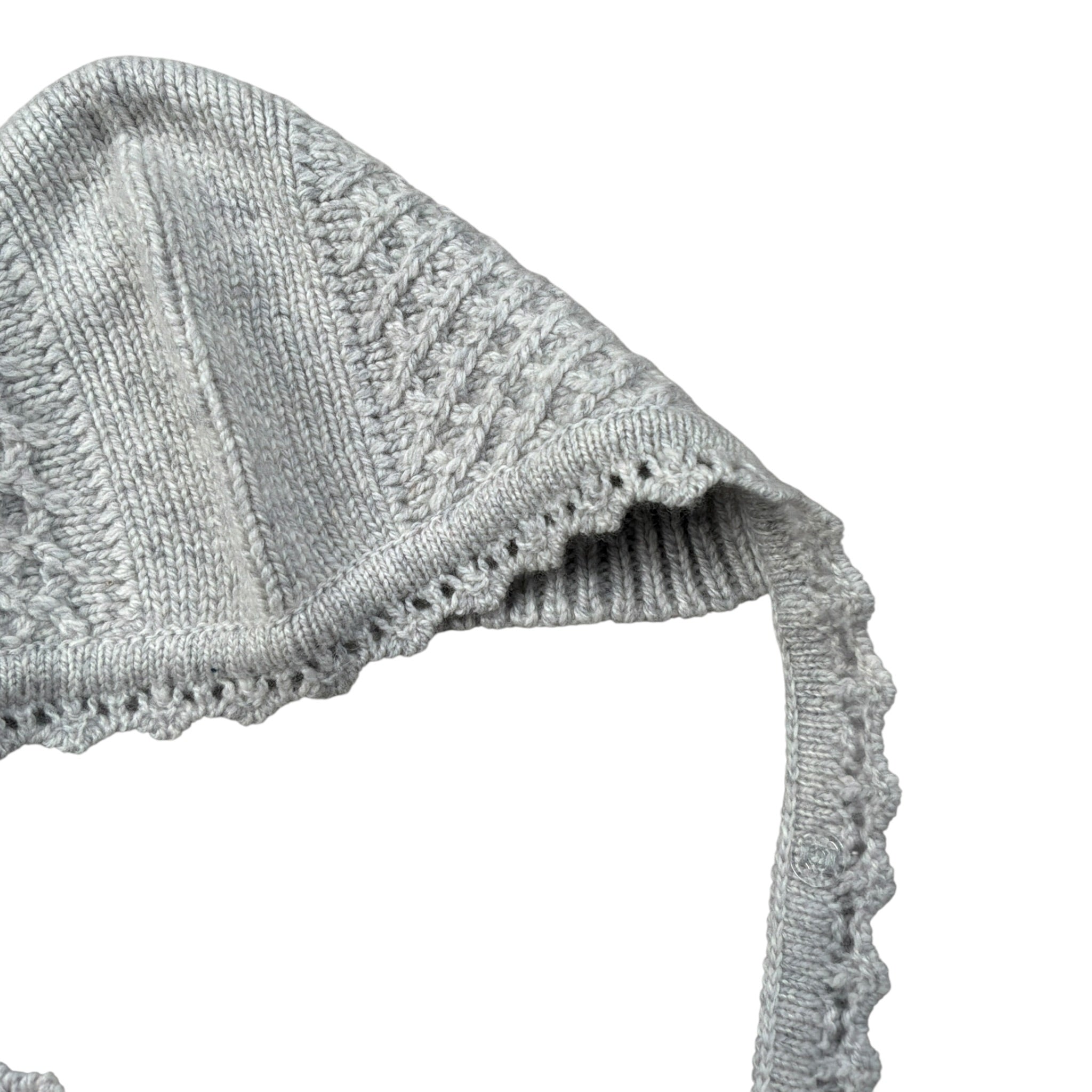 Wedoble Cappello tinta unita con Ricami Grigio per Neonata I1807360A GRIGIO WEDOBLE 