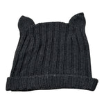 Wedoble Cappello tinta unita con Orecchie Grigio Scuro per Neonato I1910307E GRIGIO SCURO WEDOBLE 