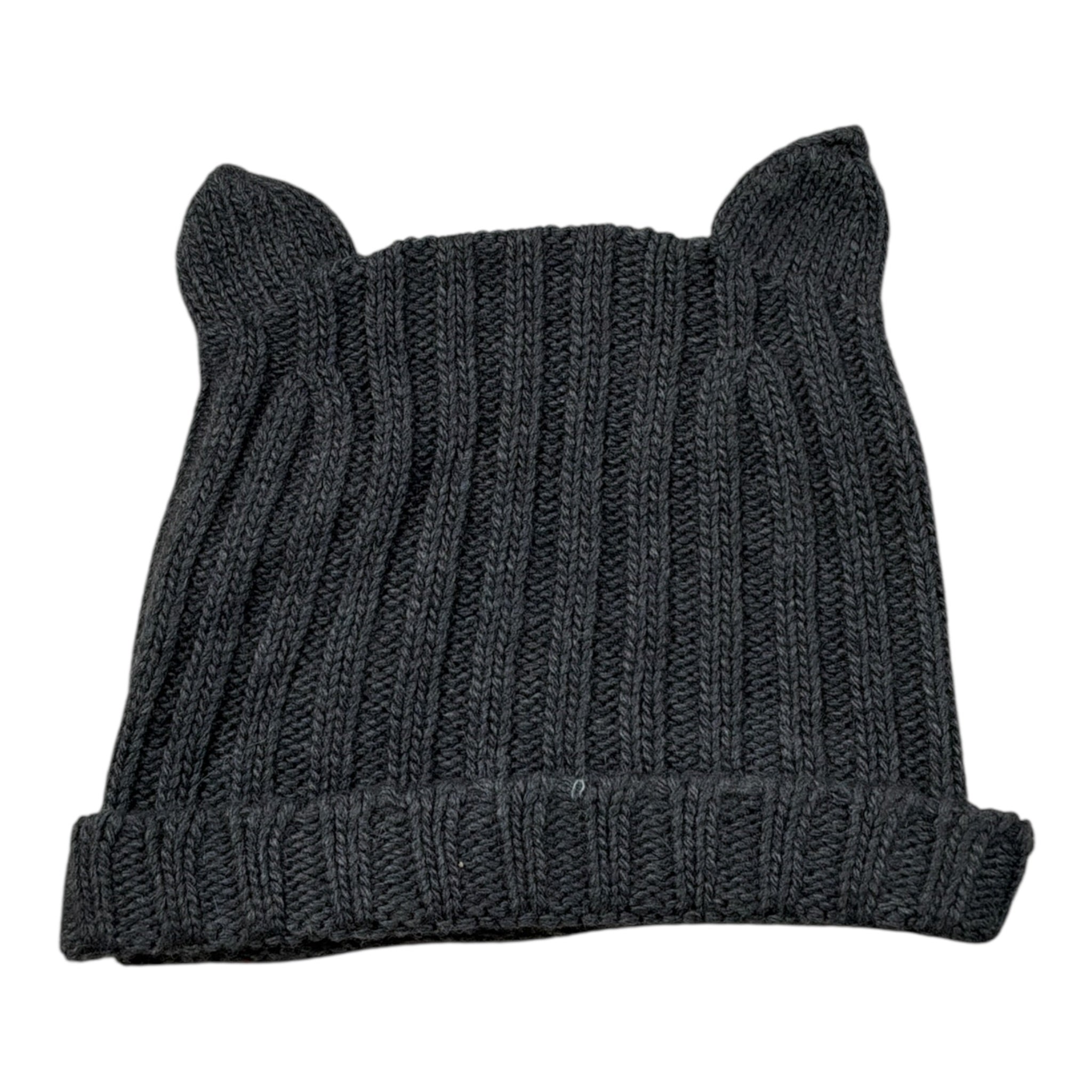 Wedoble Cappello tinta unita con Orecchie Grigio Scuro per Neonato I1910307E GRIGIO SCURO WEDOBLE 