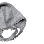 Wedoble Cappello tinta unita con Ricami Grigio per Neonata I1910360A GRIGIO WEDOBLE 