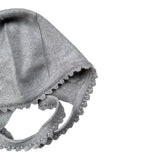 Wedoble Cappello tinta unita con Ricami Grigio per Neonata I1910360A GRIGIO WEDOBLE 