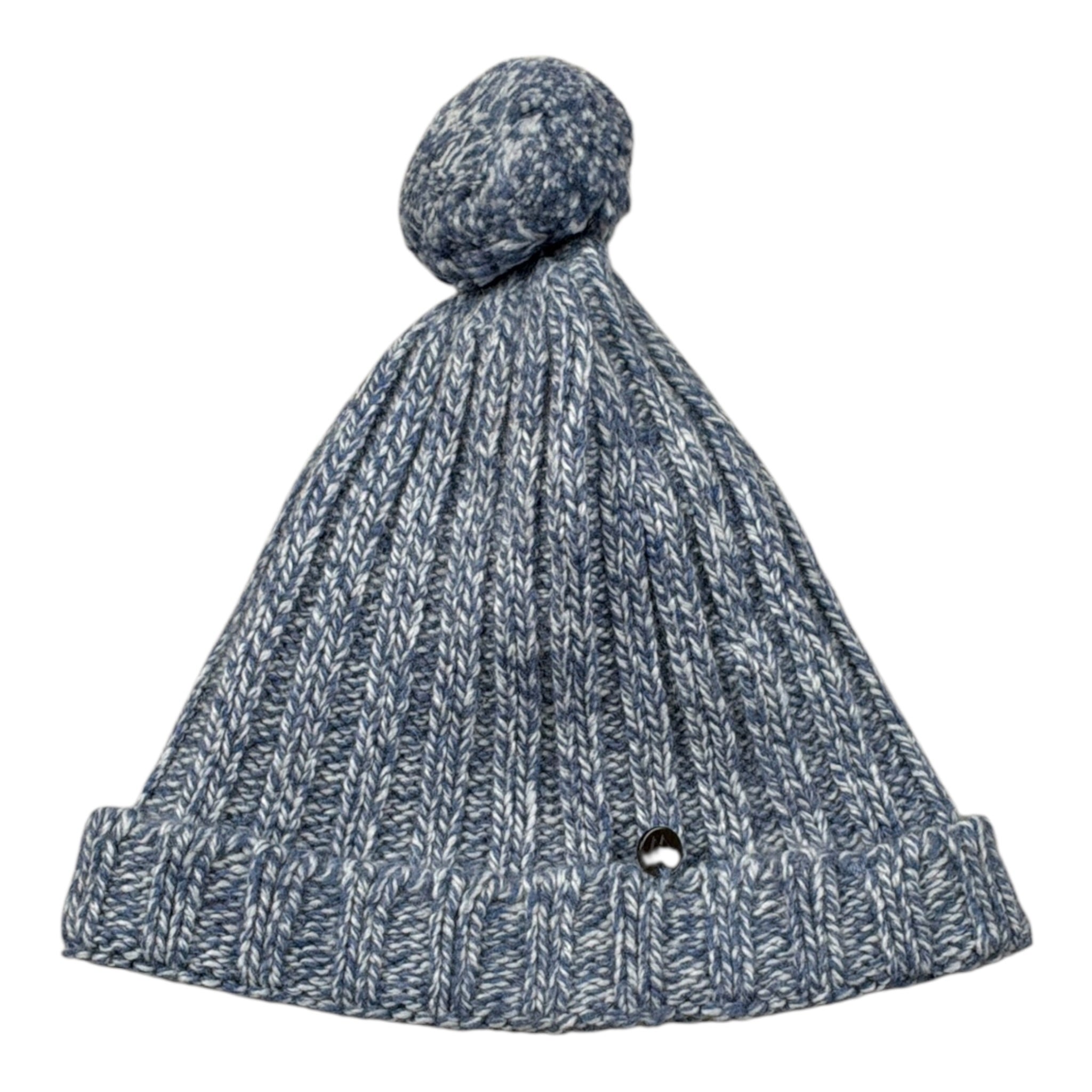 Wedoble Cappello tinta unita con Pon Pon Blu per Neonato I2009307AO BLU WEDOBLE 