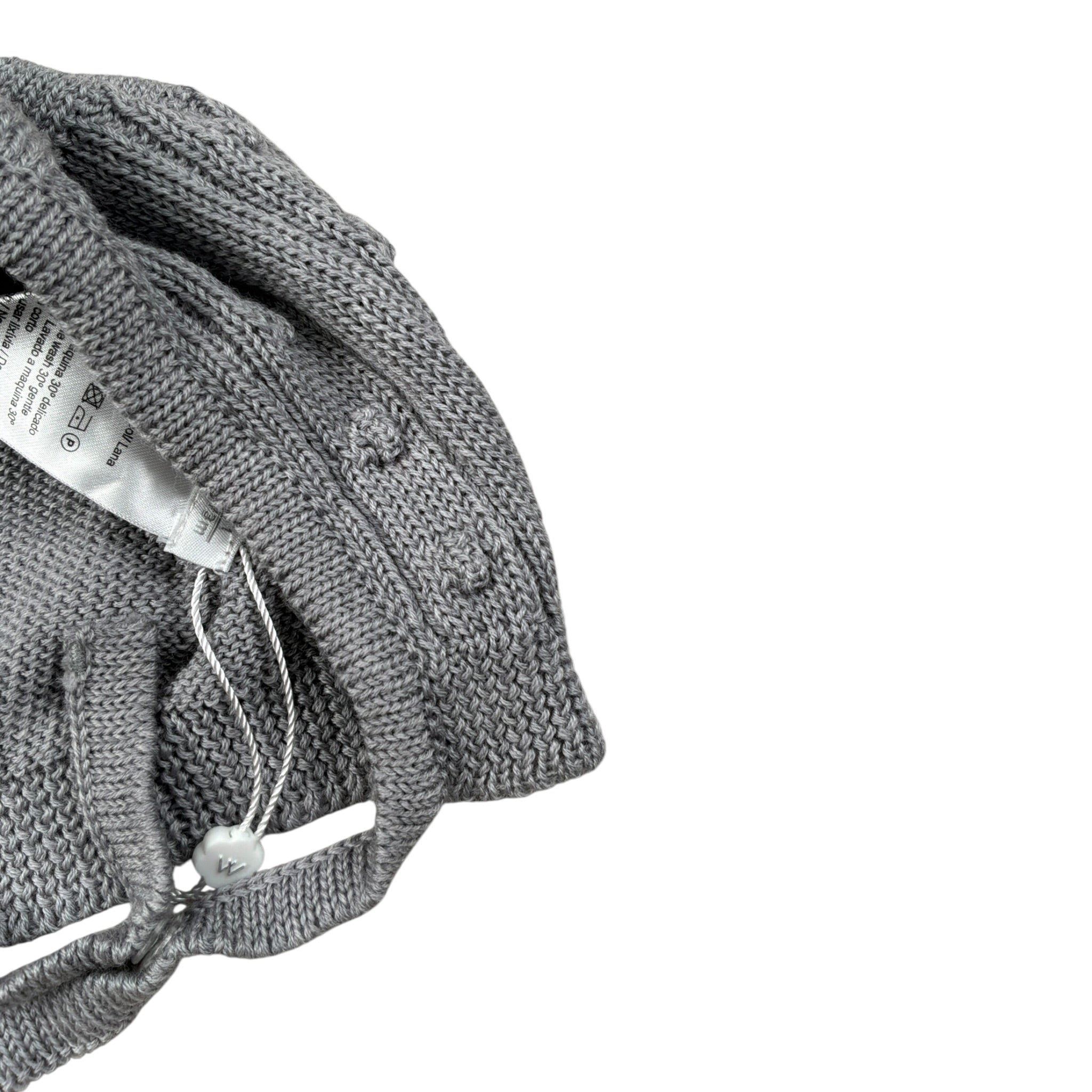 Wedoble Cappello tinta unita con Ricami Grigio per Neonato I2103360A GRIGIO WEDOBLE 