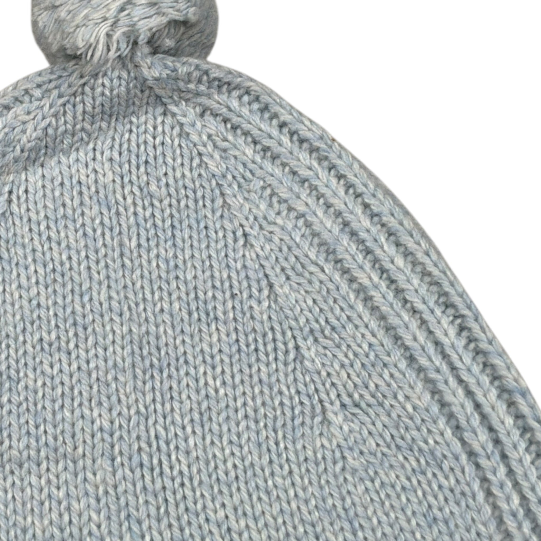 Wedoble Cappello tinta unita con Pon Pon Azzurro per Neonata I2104307A AZZURRO WEDOBLE 