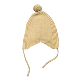 Wedoble Cappello tinta unita con Pon Pon Giallo per Neonata I2104307A GIALLO WEDOBLE 