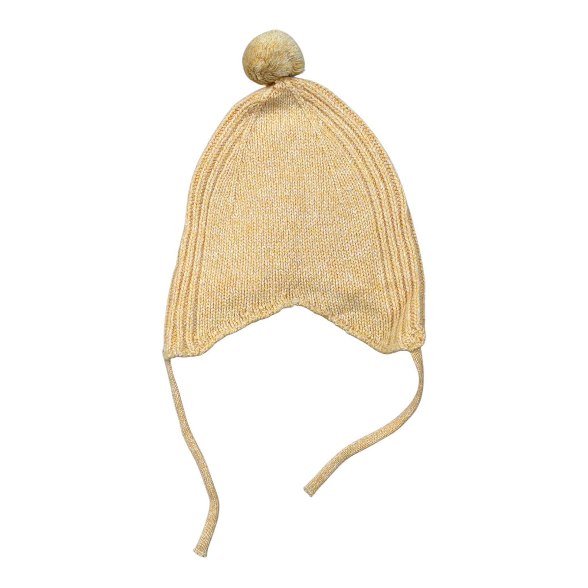 Wedoble Cappello tinta unita con Pon Pon Giallo per Neonata I2104307A GIALLO WEDOBLE 