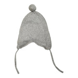 Wedoble Cappello tinta unita con Pon Pon Grigio per Neonata I2104307A GRIGIO WEDOBLE 