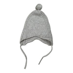 Wedoble Cappello tinta unita con Pon Pon Grigio per Neonata I2104307A GRIGIO WEDOBLE 