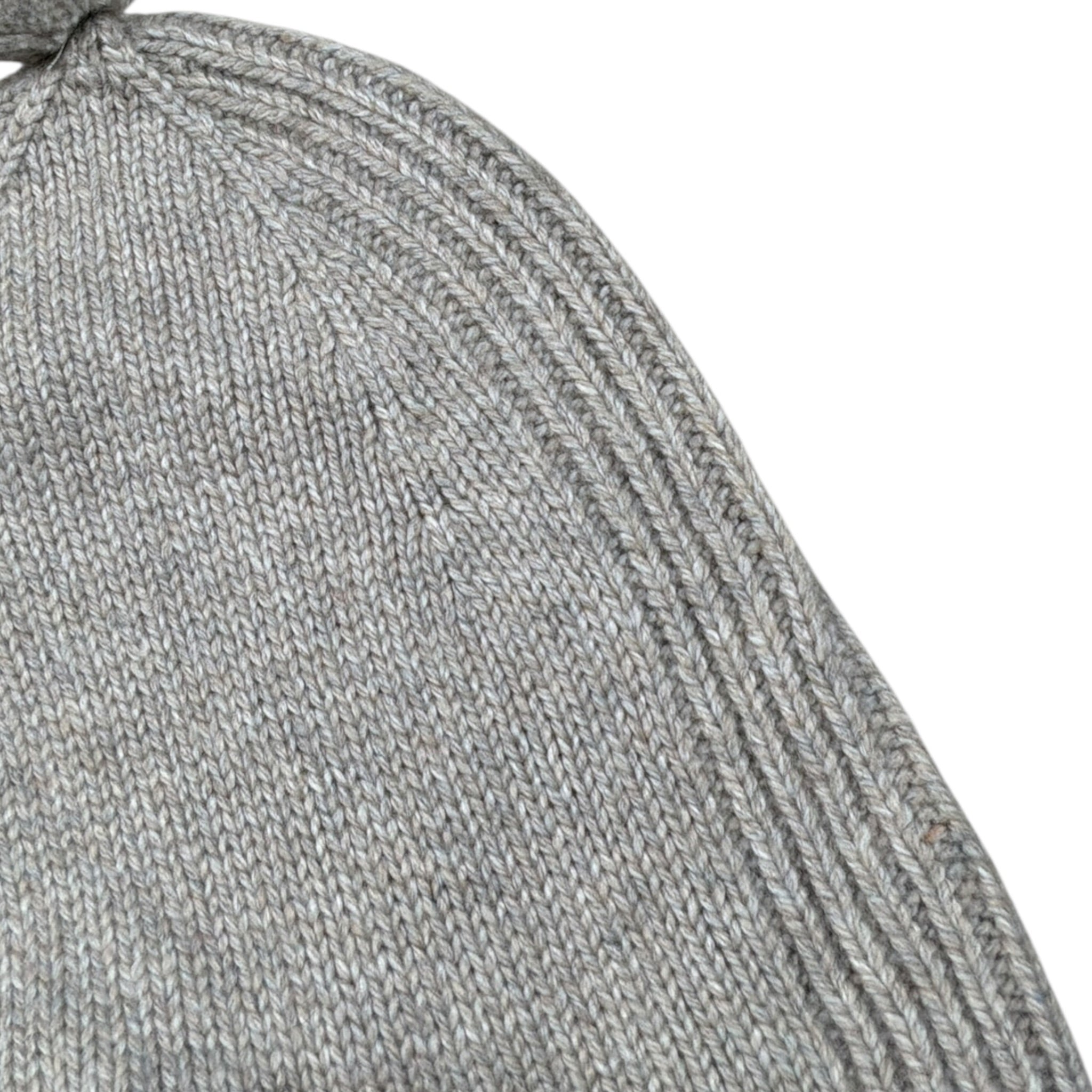 Wedoble Cappello tinta unita con Pon Pon Grigio per Neonata I2104307A GRIGIO WEDOBLE 