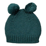 Wedoble Cappello tinta unita con Pon Pon Verde per Neonata I2110307CN VERDE WEDOBLE 