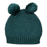 Wedoble Cappello tinta unita con Pon Pon Verde per Neonata I2110307CN VERDE WEDOBLE 