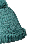 Wedoble Cappello tinta unita con Pon Pon Verde per Neonato I2110307D VERDE WEDOBLE 