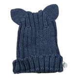 Wedoble Cappello tinta unita con Orecchie Blu per Neonata I2208307A BLU WEDOBLE 