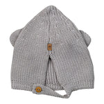 Wedoble Cappello tinta unita con Orecchie Grigio per Neonata I230307B GRIGIO WEDOBLE 