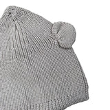 Wedoble Cappello tinta unita con Orecchie Grigio per Neonata I230307B GRIGIO WEDOBLE 